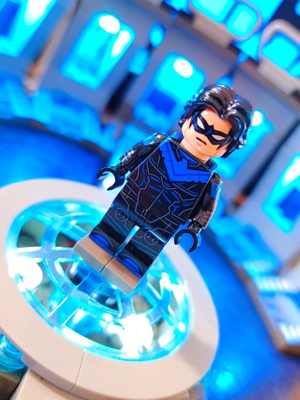 Batman Nightwing Minifigure Lego Compatible